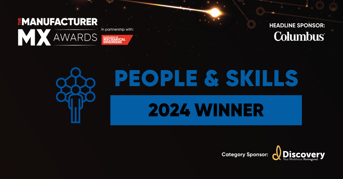 The Manufacturer MX Awards — People & Skills, 2024 winner